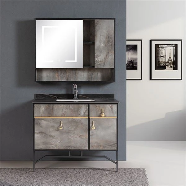 Mobile da bagno grigio